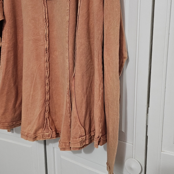 Ces Femme Organic Cotton Burnt Orange Top. NWT - Picture 7 of 13